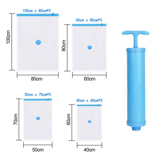 Ultra-Seal Vacuum Storage Bags – 12 Pack (Space Saver Edition)