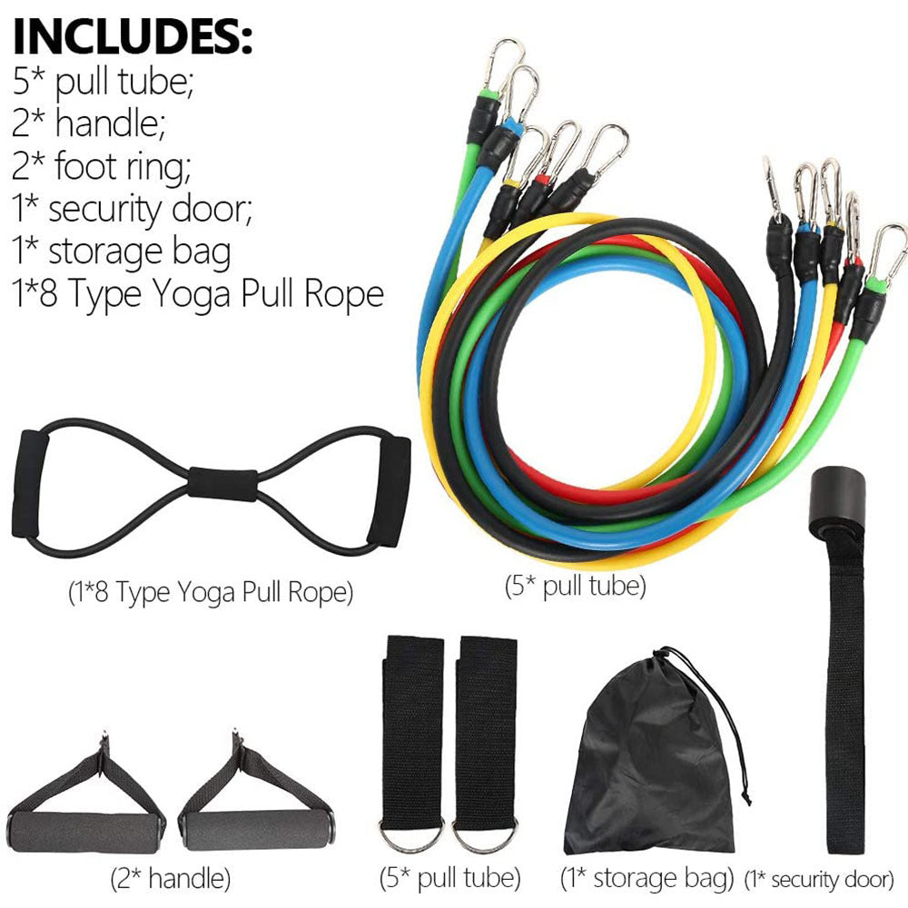 FitPro Flex - 11-in-1 Resistance Bands Fitness Set