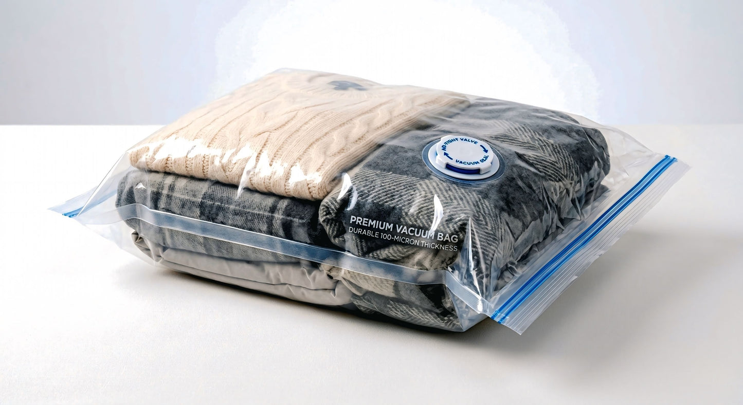Ultra-Seal Vacuum Storage Bags – 12 Pack (Space Saver Edition)
